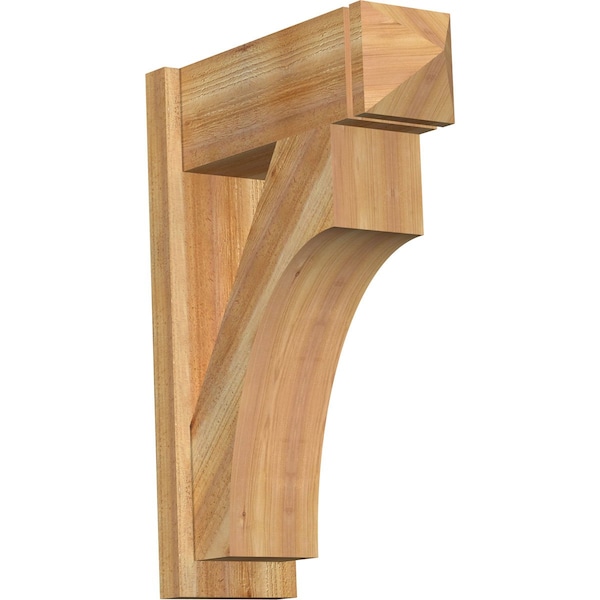 Ekena Millwork Westlake Rough Sawn Arts and Crafts Outlooker, Western Red Cedar, 8"W x 22"D x 30"H OUT08X22X30WTL03RWR - main